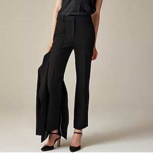 NWT J.Crew Black Cropped Natalia pant in four-season stretch SZ 4